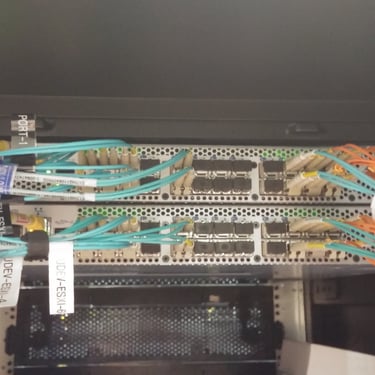 Logic Data Center after reorganization- Brocade fiber switches View