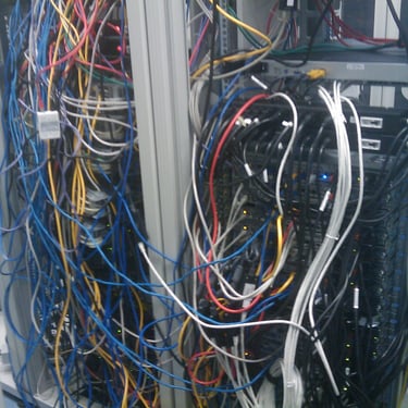 Logic Data Center befare reorganization- Back View