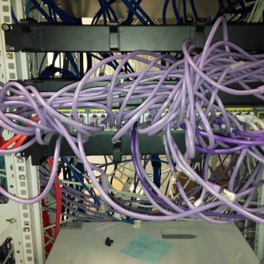 Logic Data Center before reorganization- Front Cisco UAM switches View