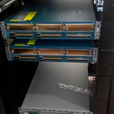 Logic Data Center after reorganization- Front Cisco Rack View