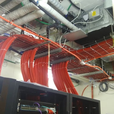 Viber Israel Server room - Cables View