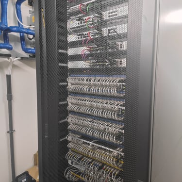 Tango.me Server Room - Front side full View