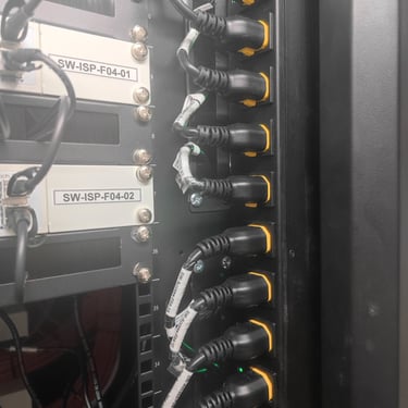 Tango.me Server Room - back PDU View