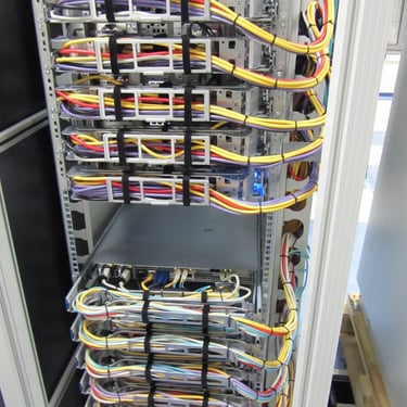 Logic Data Center after reorganization- Back HP and Cisco Servers View