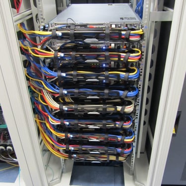 Logic Data Center after reorganization- Back Dell Servers View