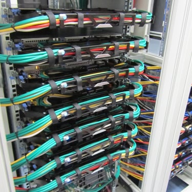 Logic Data Center after reorganization- Back Dell Servers and Blade View