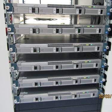 Logic Data Center after reorganization- Front Cisco Servers View