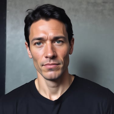 a man in a white uniform talking to a group of children
