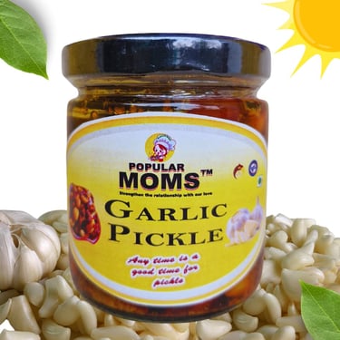 Home made garlic pickle   