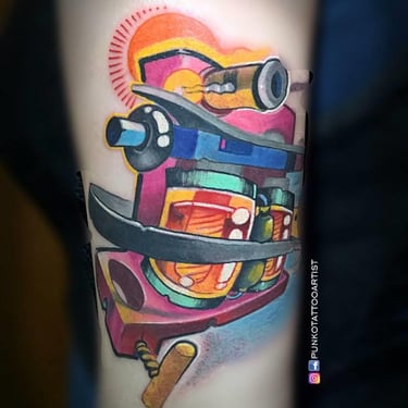 tatuaje de máquina de tatuar