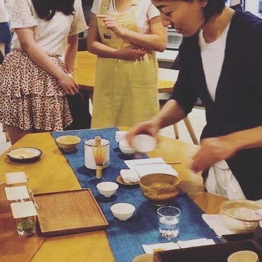 Matcha tasting in Playground.work 2020