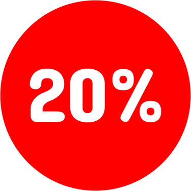 Solde 20%