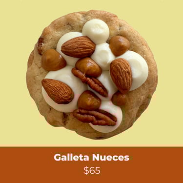 Galleta Nueces 65 pesos