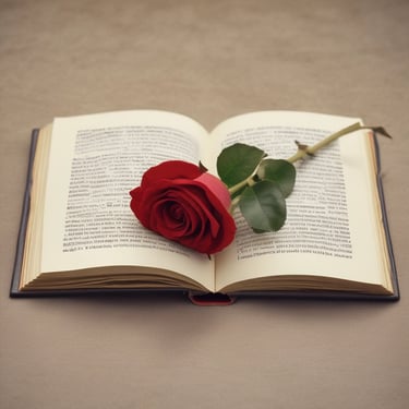 A rustic wooden surface holds various accessories including a purple lipstick, a metallic lipstick case, multiple necklaces with dark and clear beads, a pair of black earrings resembling flowers, rings, and a bottle of nail polish. To the right, a silver laptop with black keys is partially visible.