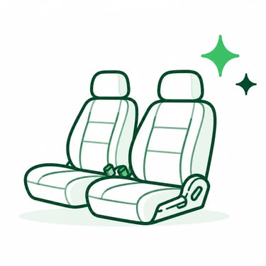 Icône nettoyage sièges auto et poussettes SLJ Solution