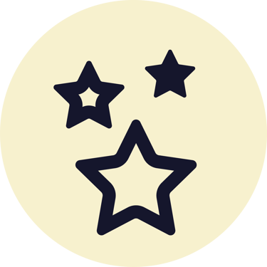3 Petites étoiles