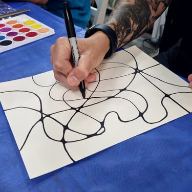 neurographic line art