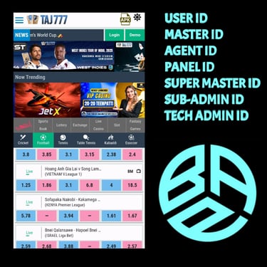 ONLINE CRICKET BETTING ID AVAILABLE DL MDL SMDL MASTER ID SUPER MASTER ID ADMIN ID AVAILABLE 