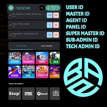 ONLINE CRICKET BETTING ID AVAILABLE DL MDL SMDL MASTER ID SUPER MASTER ID ADMIN ID AVAILABLE 