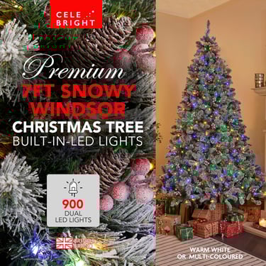 a christmas tree with a christmas tree and presents