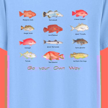 Fishing-tee-shirt-for-men-and-boys; dad-and-son-matching-t-shirts-fishing-gifts