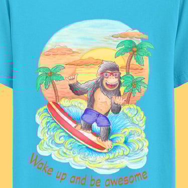 Funny-t-shirts-with-surfing-gorilla-for-men-and-teenage-boy-gifts