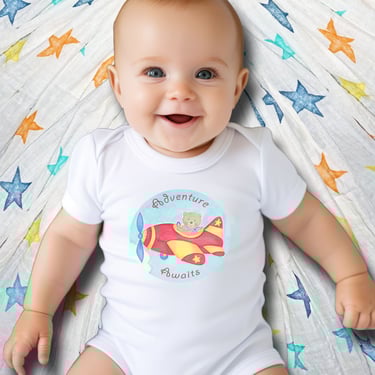 baby-boy-gifts-with-baby-boy-romper-and-muslin-wraps;