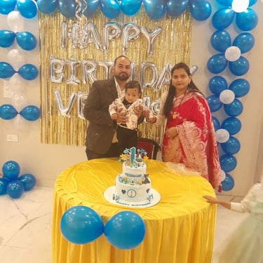 birthday celebration at hotel rudra bhaniyawala