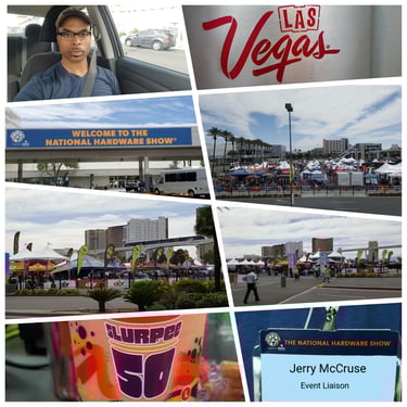 Hardware Show social media photo collage.
