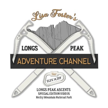 Logo for Lisa's Adventure Channel, with Lisa Foster