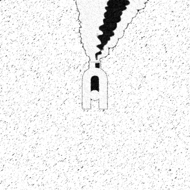 a white and black picture of a necklace with a chain link