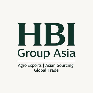 Official logo of HBI Group Asia — global trade and export infrastructure platform.