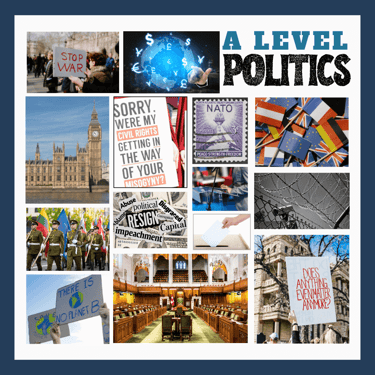 Politics A Level content montage