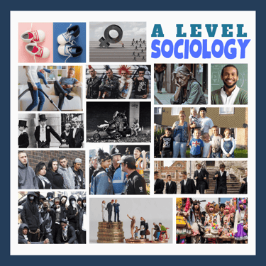 Sociology A Level content montage