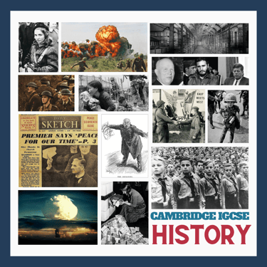 History IGCSE content montage