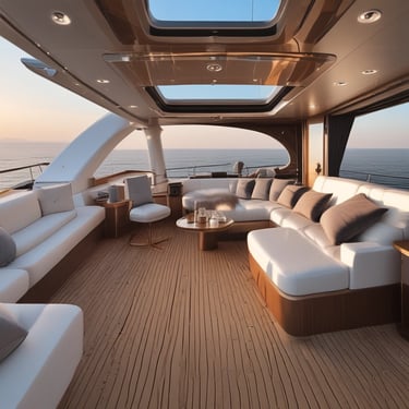 A man is standing in a shop, holding a smoking hookah pipe. In the foreground, yellow crates are filled with fresh fish, salmon steaks, and lobsters displayed on ice. The shop has a rustic appearance with various framed photos and a few appliances visible in the background.