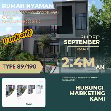 Taman parahyangan Golf Kavling 2