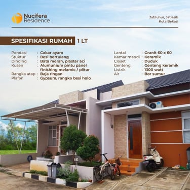 Nucifera Residence spesifikasi Rumah