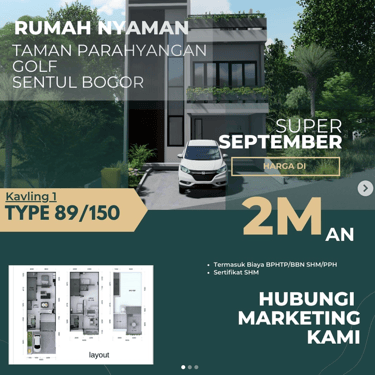 Taman parahyangan Golf Kavling 1