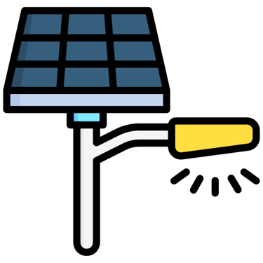 Solor street Light Icon Vantage farmland