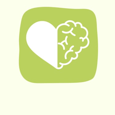 A heart combined with brain to portray mental health