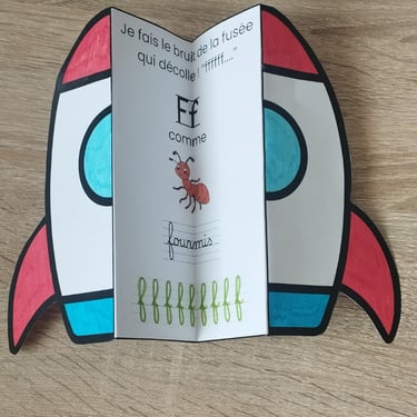 fusée abécédaire phonétique et graphique lettre F