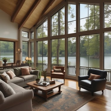 Bright living room with modern inventory