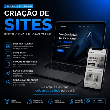 criação de sites e lojasa vituais