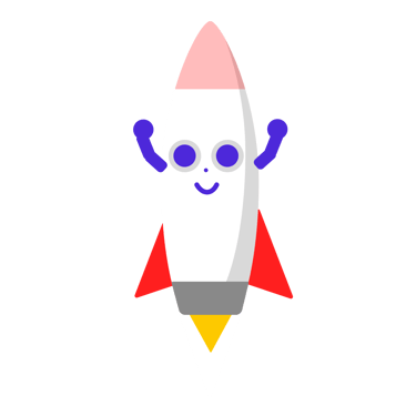 Acceleread speed reading rocket hands up