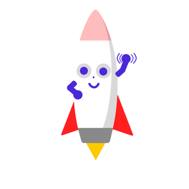Acceleread speed reading rocket waving