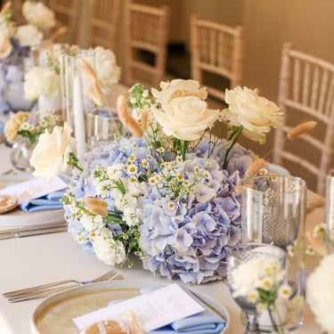 krikštynų dekoras ramunėlės rustic žydra turė polėkštė maniukas