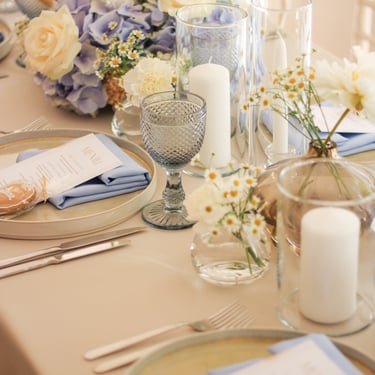 krikštynų dekoras ramunėlės rustic žydra turė polėkštė maniukas