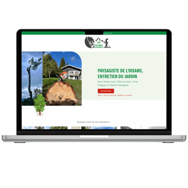 Site vitrine moderne TML Paysage