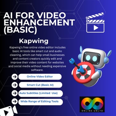 Kapwing AI video editor